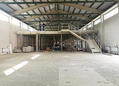 Rekonstrukce budovy na poloprovozní výrobní halu - EGO Zlín spol s r.o.