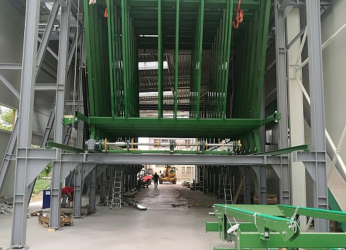 Plošiny pro technologii vč. montáže technologie - Kloboucká lesní s.r.o.