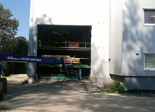Přístavba haly PILNICE - Kloboucká lesní s.r.o.