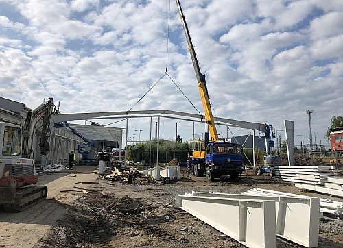 Přístavba výrobní haly PILANA Wood s.r.o. - Hulín