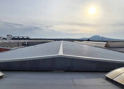 Výměna střešního pláště 5000m² - okres Brno